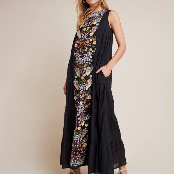 Anthropologie Dresses & Skirts - Anthropologie Jacaranda Tiered Maxi Dress